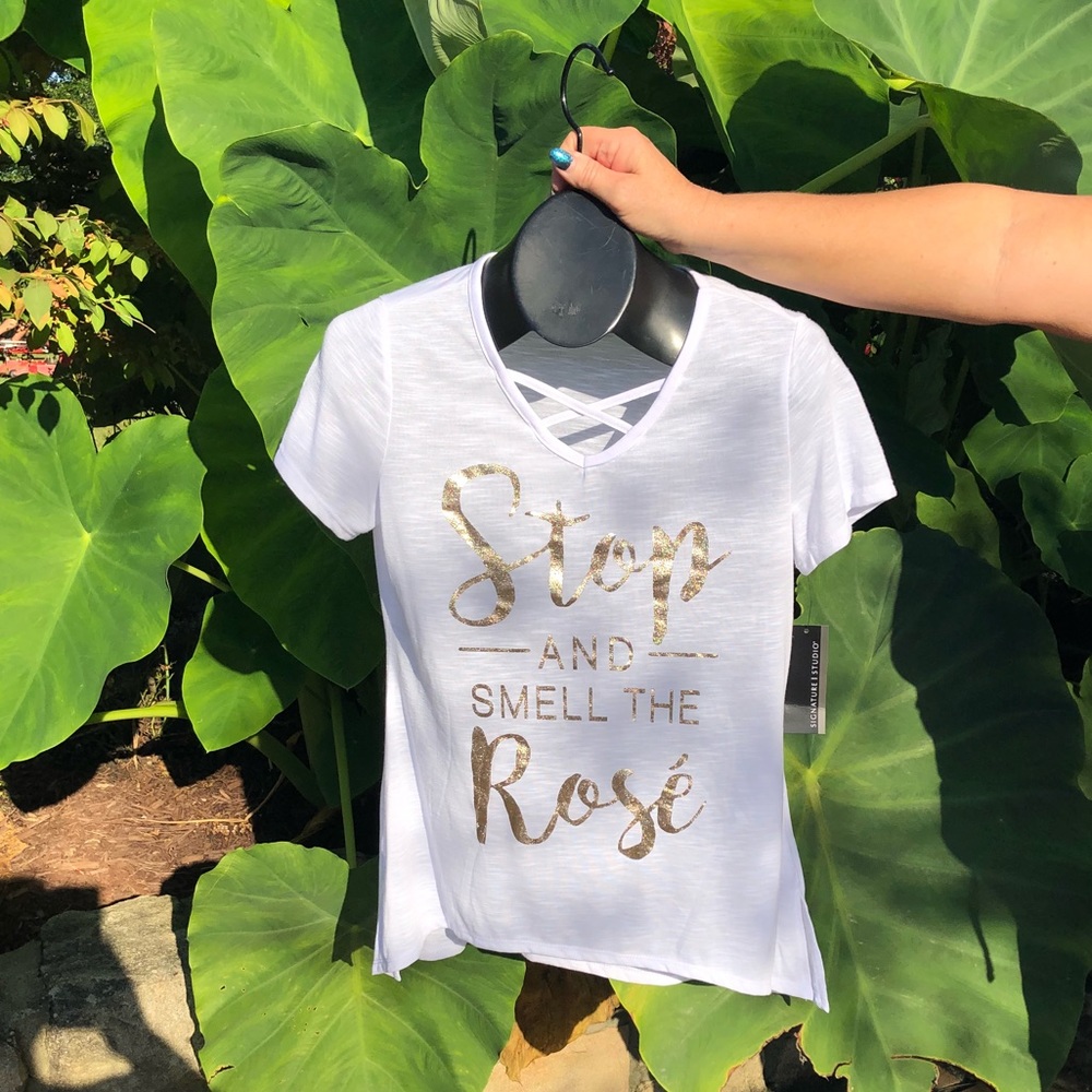 Stop And Smell The Rosé Signature Studio Shirt